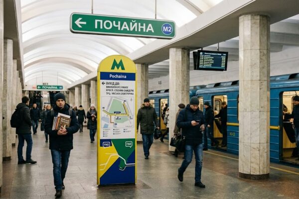 Станція метро Почайна: історія, графік та зручні маршрути