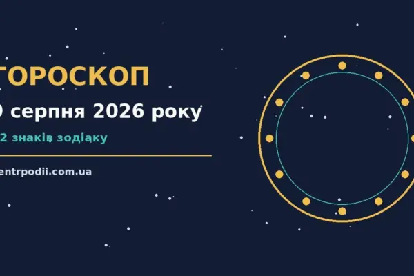 Гороскоп на 9 серпня 2026 року: підказки перед важливим кроком для нових справ і розмов