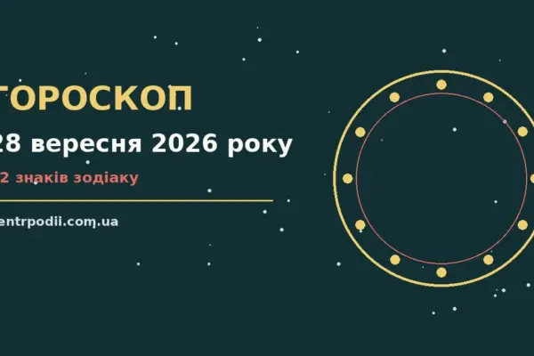 Гороскоп на 28 вересня 2026 року: підказки перед важливим кроком для нових справ і розмов