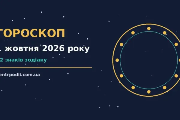 Гороскоп на 1 жовтня 2026 року: підказки перед важливим кроком для нових справ і розмов