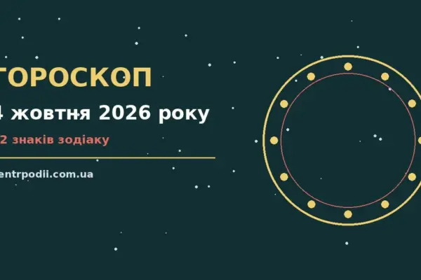 Гороскоп на 4 жовтня 2026 року: підказки перед важливим кроком для нових справ і розмов