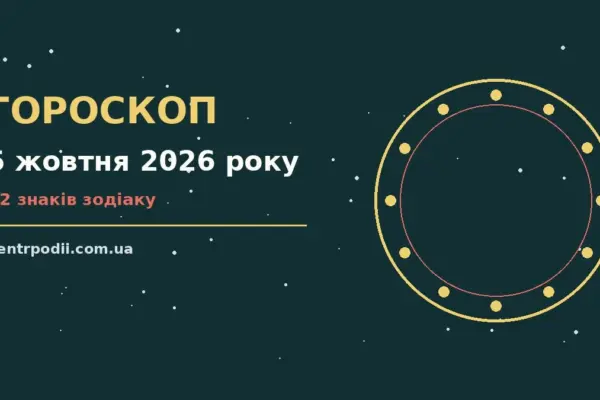 Гороскоп на 5 жовтня 2026 року: підказки перед важливим кроком для нових справ і розмов