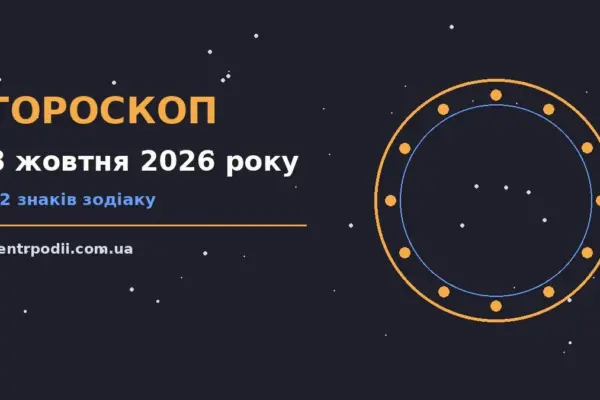 Гороскоп на 8 жовтня 2026 року: підказки перед важливим кроком для нових справ і розмов